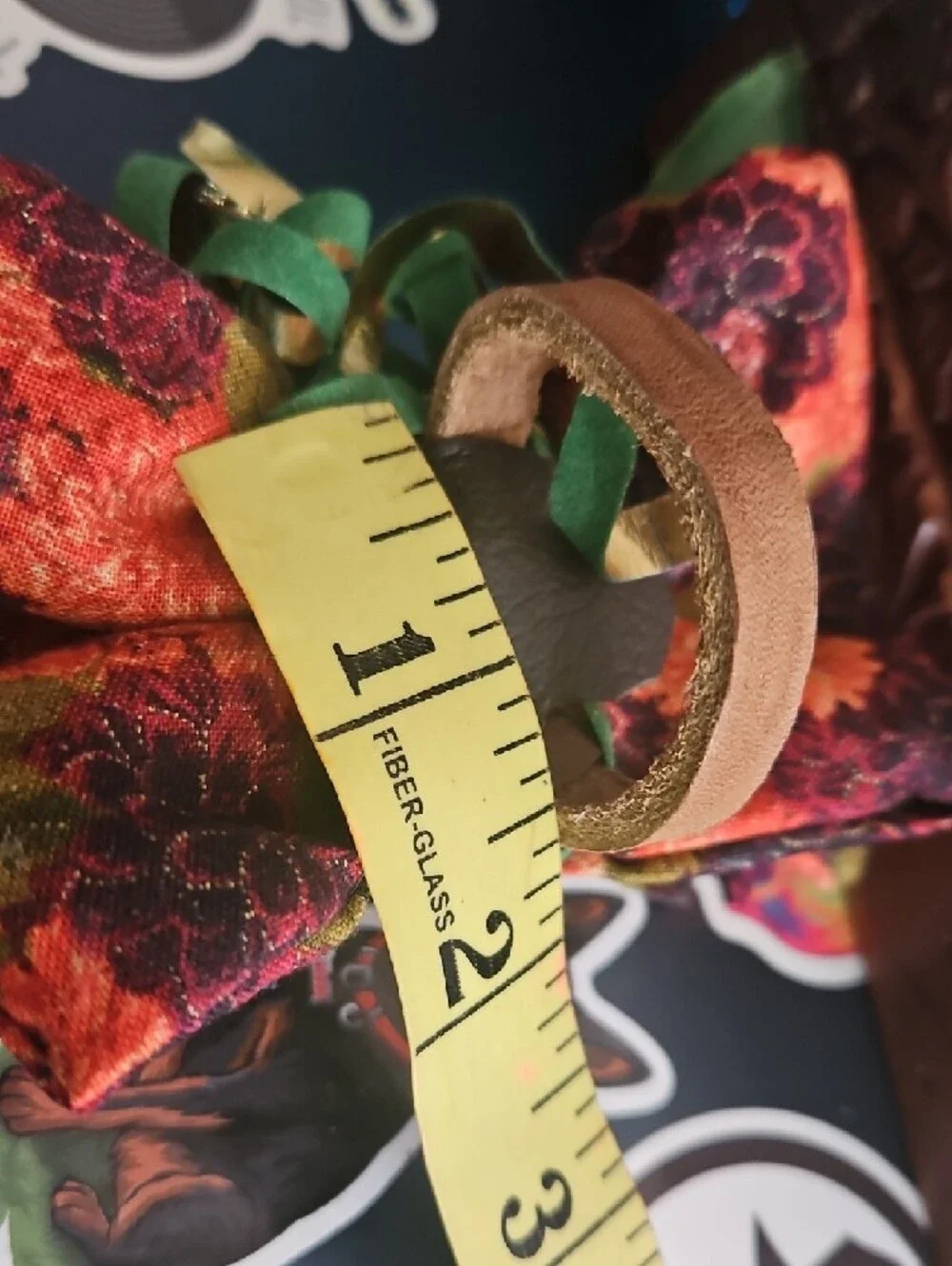 Hand Crafted Floral Ribbon Bow Tie Dog Collar Accessory NEW
